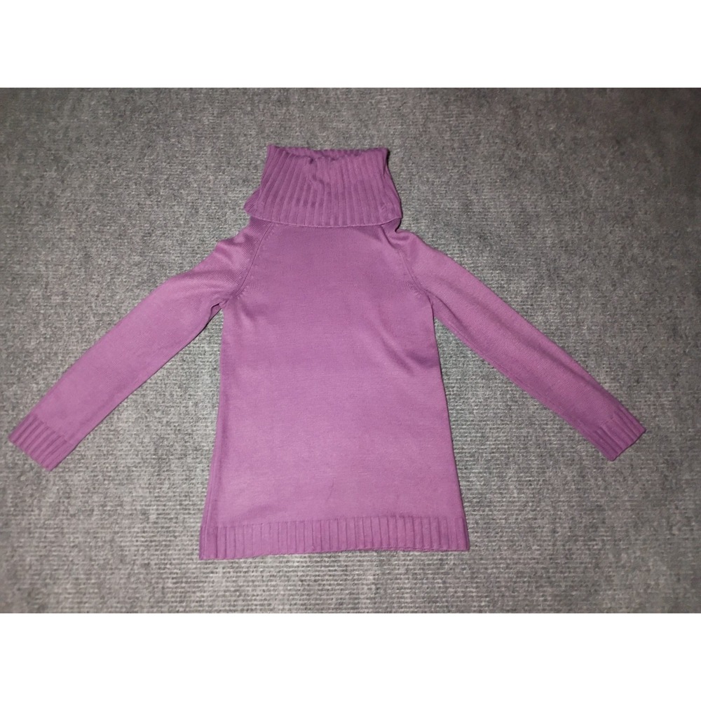 New York & Company Women's Purple Turtleneck Sweater Size XS